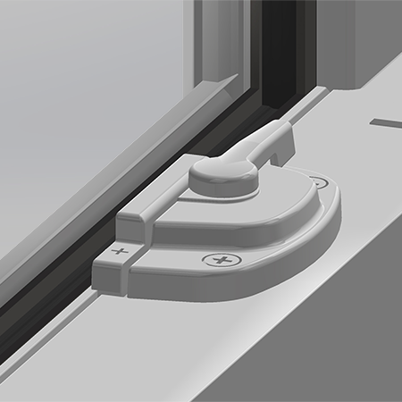 Lock Rail Detail.