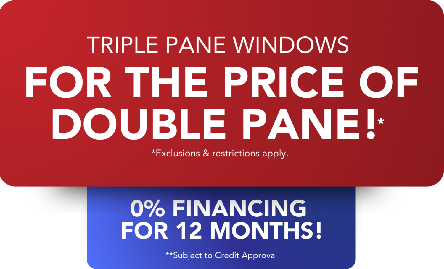 Triple Pane Windows for the Price of Double Pane