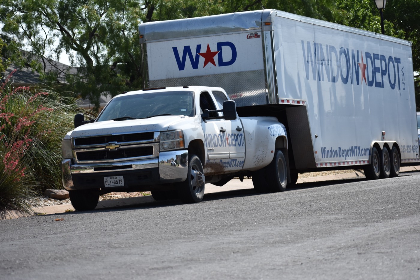 Window Depot USA of West Texas service truck in San Angelo